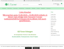 Tablet Screenshot of oz-toner.de